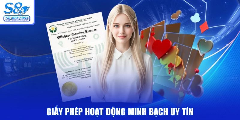 Giấy phép hoạt động minh bạch uy tín